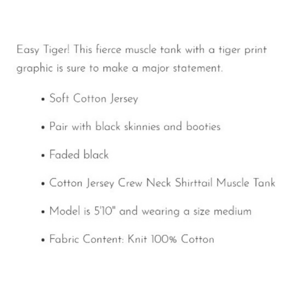CHASER // ltd ed easy tiger sleeveless super soft vintage feel tee tshirt - Picture 16 of 16
